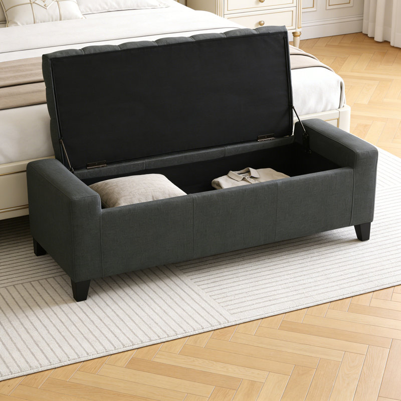 Storage Bench, Dark Gray