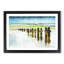 Groynes on Whitby Beach - Picture Frame Painting Print-56712206-56712210