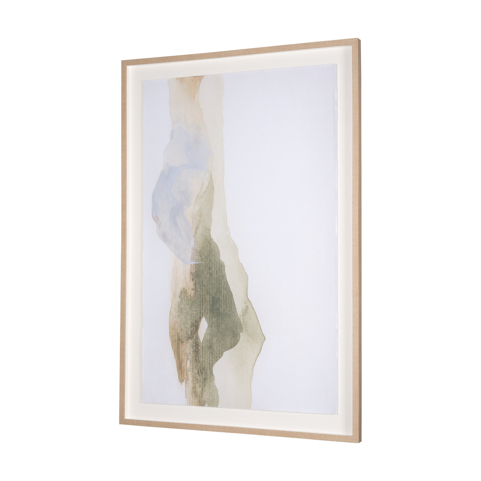Can you See the Peace by Ira Havuka a Hand Embelished Textured Framed Art Print Matted under Glass, Can you Feel the Peace