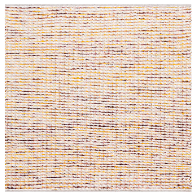 Natura Hand Woven Wool No Pattern Rug, Square 6'