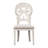 Harlowe Pedestal Dining Table Set w/ 4 Upholstered Chairs & 12" Leaf