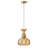 Vintage Industrial Cage Glass Pendant Light, 9 Inches Wide × 63 Inches High UL Listed-1384570936