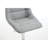 Set Of 2 Bar Stools, With Chrome Footrest And Base Swivel Height Adjustable Mechanical Lifting Velvet + Bar Stool-GREY (Easy To Clean)