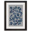Indigo Fallen Leaves I - Peinture encadrée sur papier-828621908-828621911