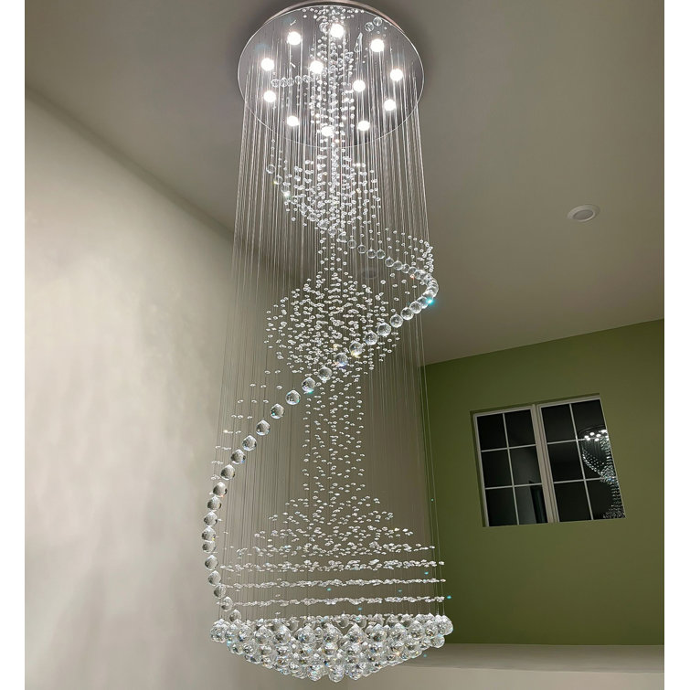 Itay 12 - Light Dimmable Tiered Chandelier