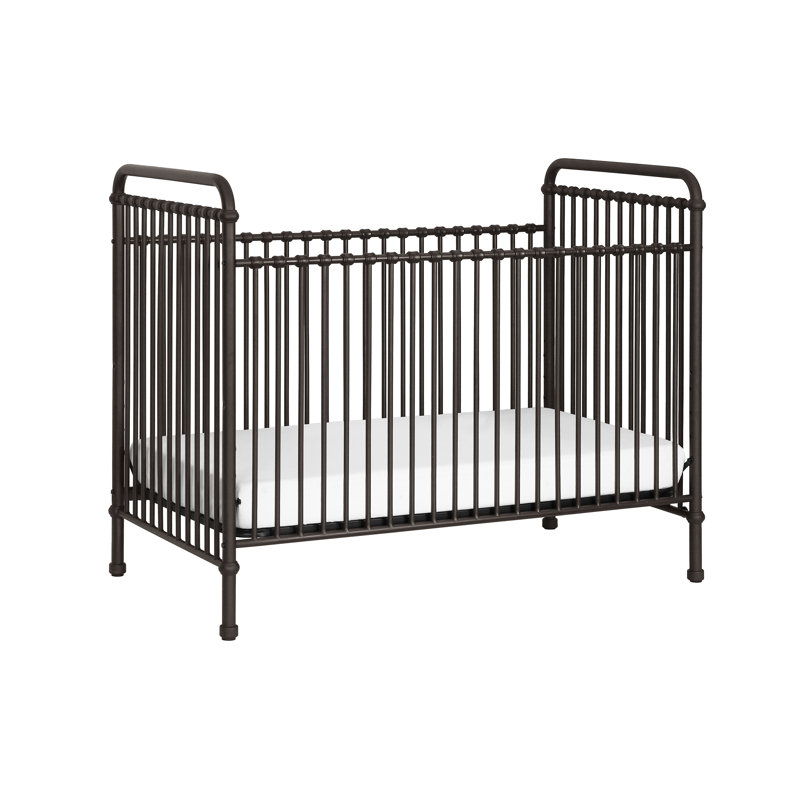 Abigail Greenguard Gold Certified 3 -in-1 Convertible Crib, Vintage Iron