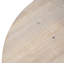 Table basse d'appoint de style antique - plateau en bois massif et base MGO durable, table de décoration de salon rétro