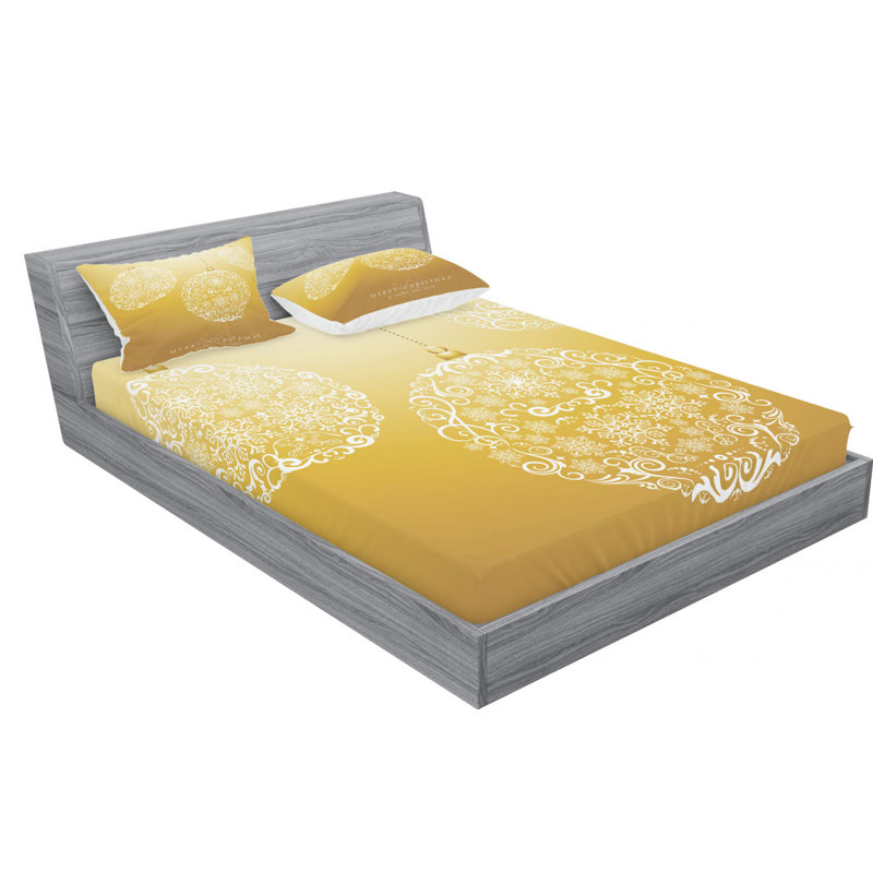 Microfiber Sheet Set, Queen Sheet Set with Fitted Sheet