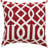 Charming Red Geometric Throw Pillow-20113163-20113161
