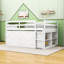 Lit mezzanine bas avec bureau rétractable et tiroirs, tablettes-2122444743-2122444740