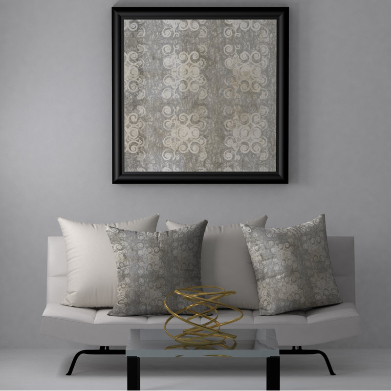 Housse et insert de coussin carré Shapely, 18" x 18"
