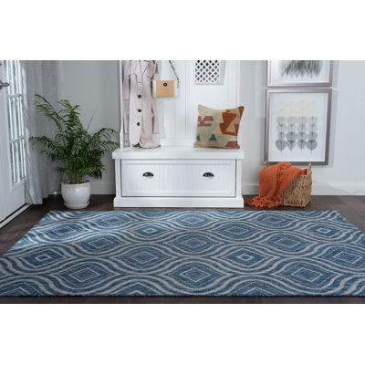 Tapis indigo Bridgitte
