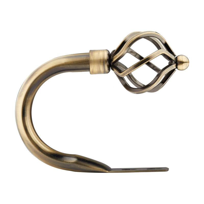 Abeer 20cm Curtain Holdback, Antique Brass