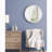 Metal Room Wall Mirror with Beaded Detailing-341646542-341646537