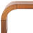 Melanija Curved Coffee Table-667986698