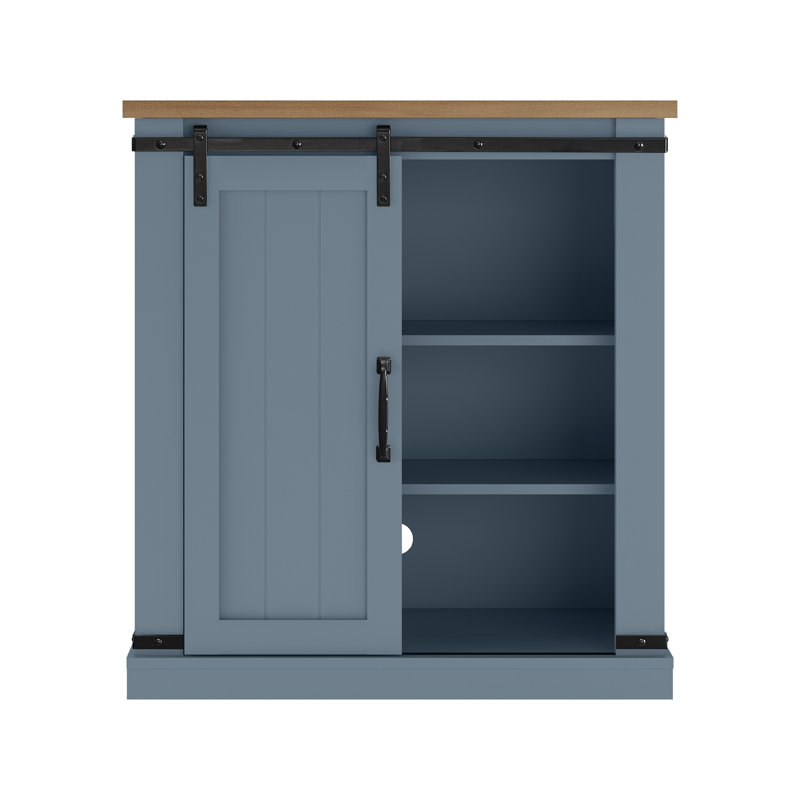 Meuble télé Fatu pour téléviseurs jusqu'à 40 pouces - Bleu, Bleu