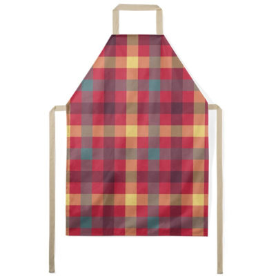 Tartan Bib Apron