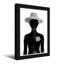 Silhouette abstraite avec chapeau et rose-2125144759-2125144758-2125144757