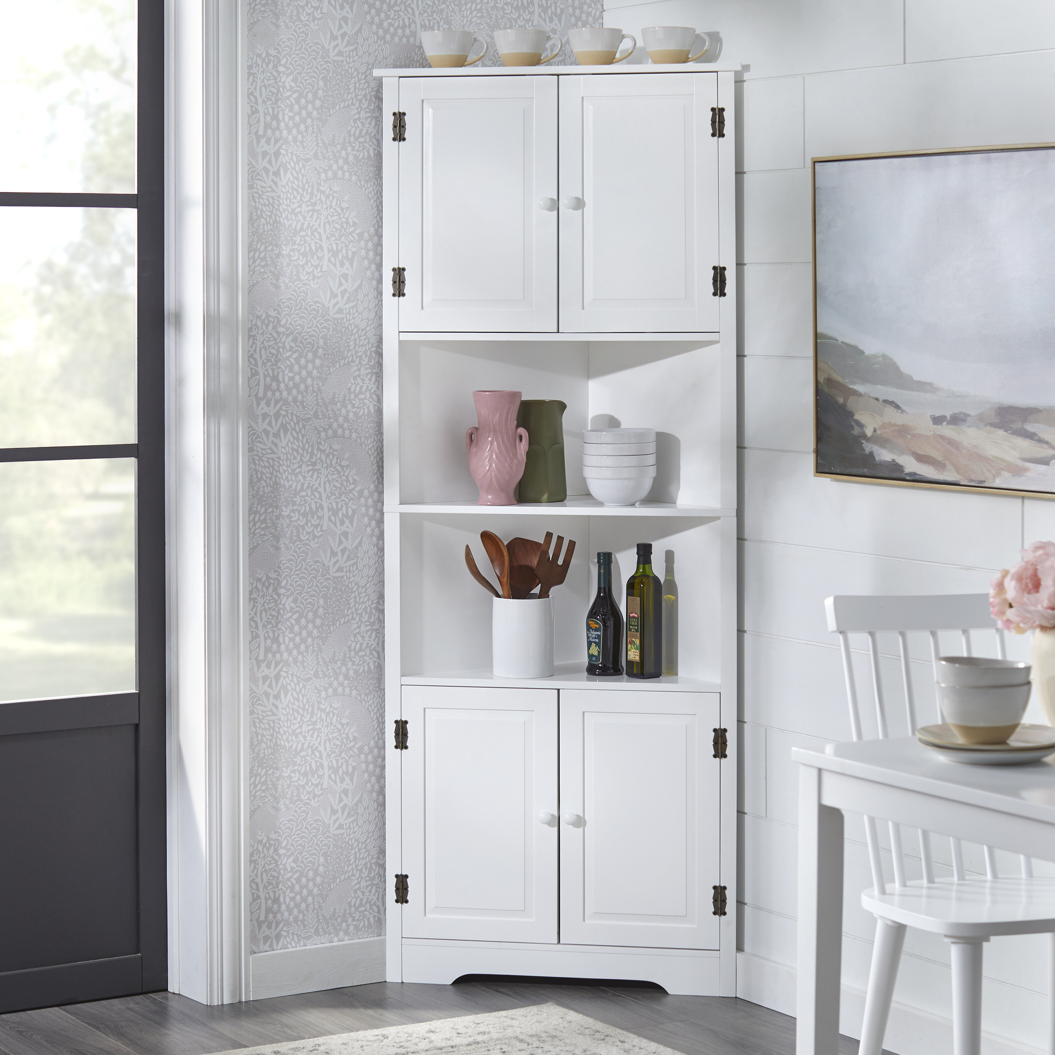 Winston Porter Rex 73.25'' Kitchen Pantry | Wayfair