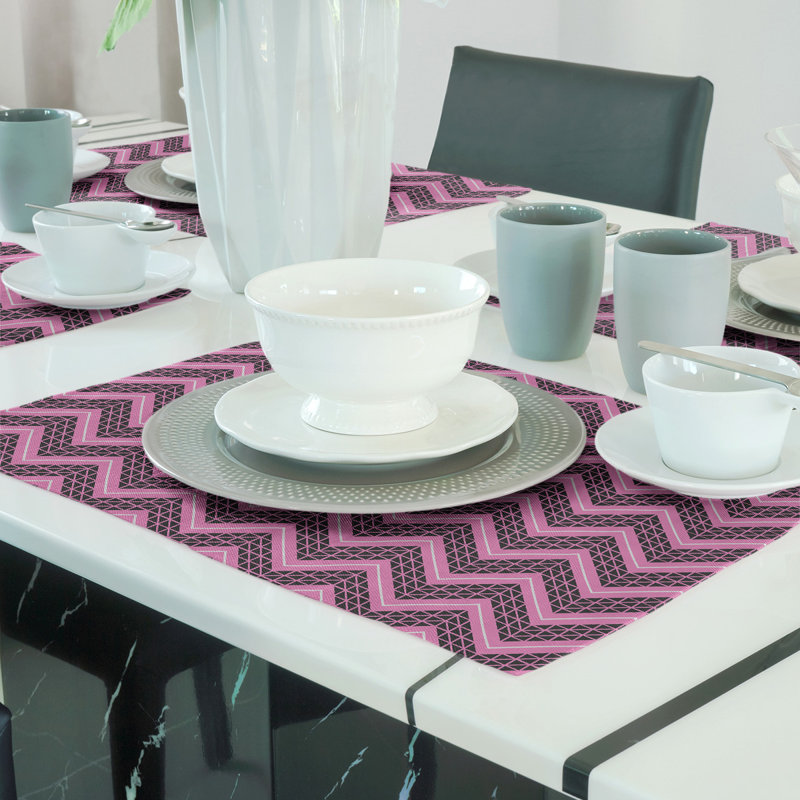 Récapitulatif de coton 18 po à la main classic Stephenie, Fuchsia / noir, Coton