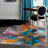 Edite Orange/Blue/Purple Area Rug-511395121