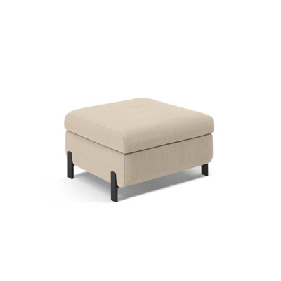 Ryott 72cm Wide Solid Colour Pouffe Ottoman