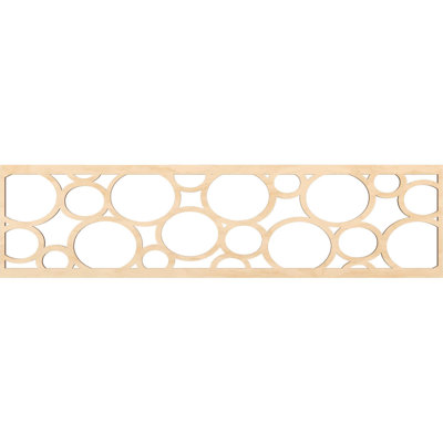 47"W x 12"H x 3/8"T Hemingway Fretwork Moulding, Birch