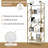 Rego 62.2" H x 23.6" W Etagere Bookcase-171190867