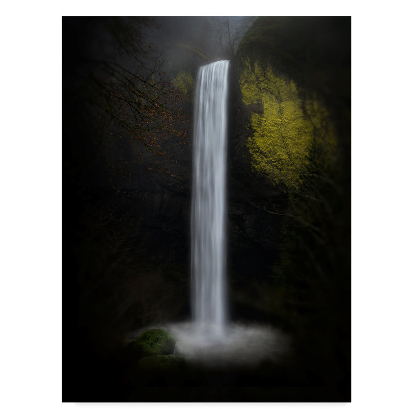 'Latourell Falls' Photographic Print on Wrapped Canvas, 19" H x 14" W x 2" D