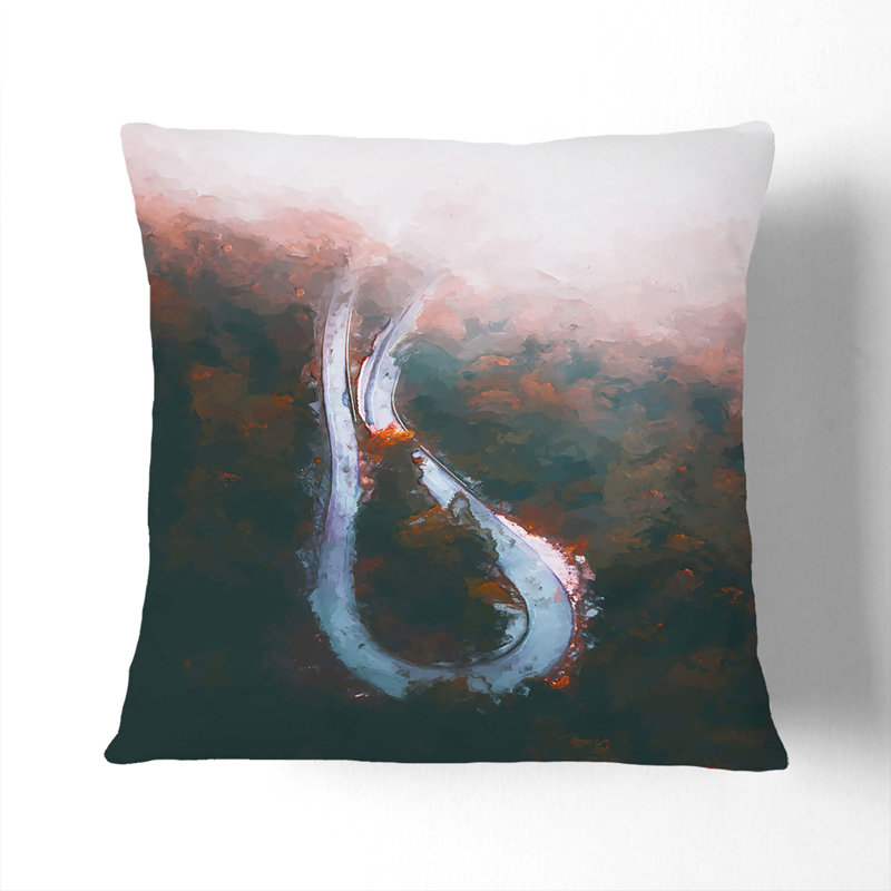 Square Throw Cushion, 40cm H x 40cm W x 15cm D, Stone