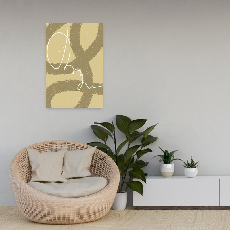 Art contemporain, art contemporain abstrait, H 24 po x l 16 po