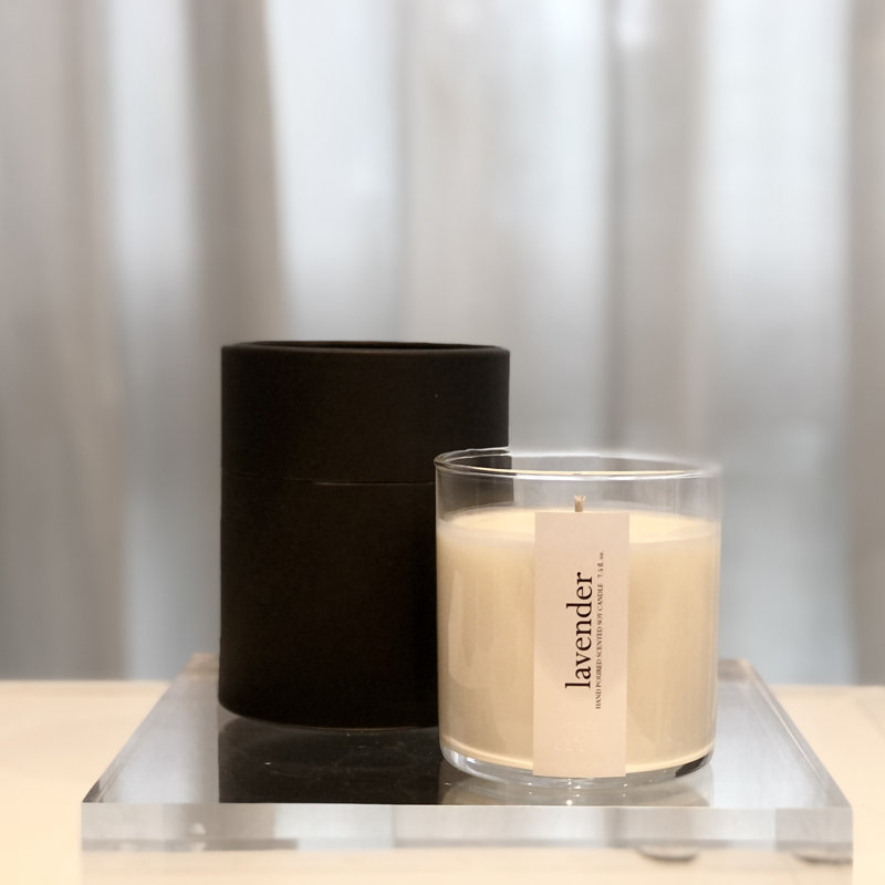 Light Collection Lavender Scented Jar Candle
