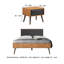 Ensemble de chambre avec lit tapissier Armendariz-276939504