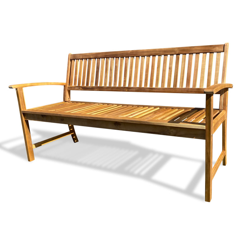 Cearra Solid And Manufactured Wood Outdoor Bench