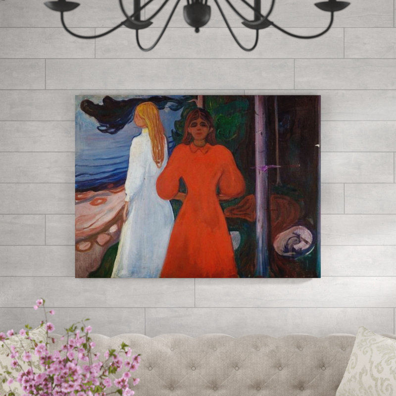 Edvard Munch - Wrapped Canvas Painting, 90cm H x 120cm W x 1.8cm D