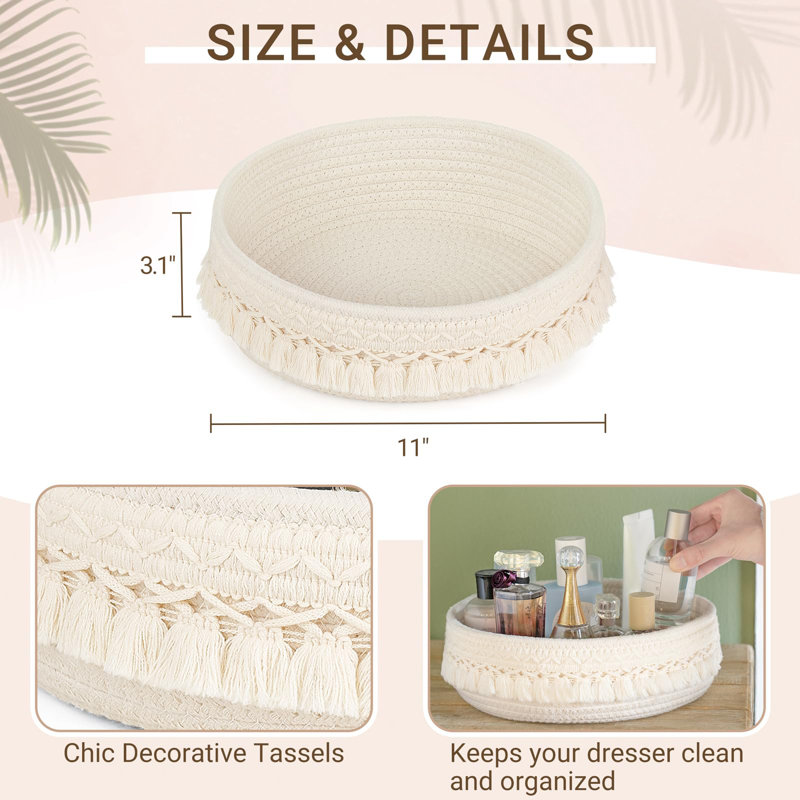 Organisateur de maquillage et de parfum, paniers de rangement de bureau pour cosmétiques, lotions pour soins de la peau, huiles essentielles, dortoir, (brun)