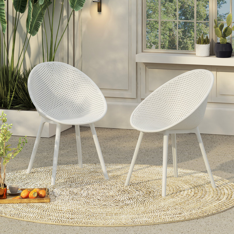 Ensemble de chaises Gable (ensemble de 2), Blanc