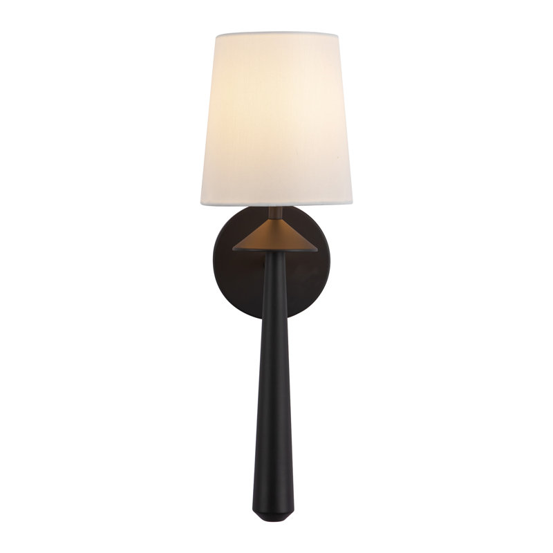 Luminaire mural / pour meuble-lavabo Bridgette, Noir