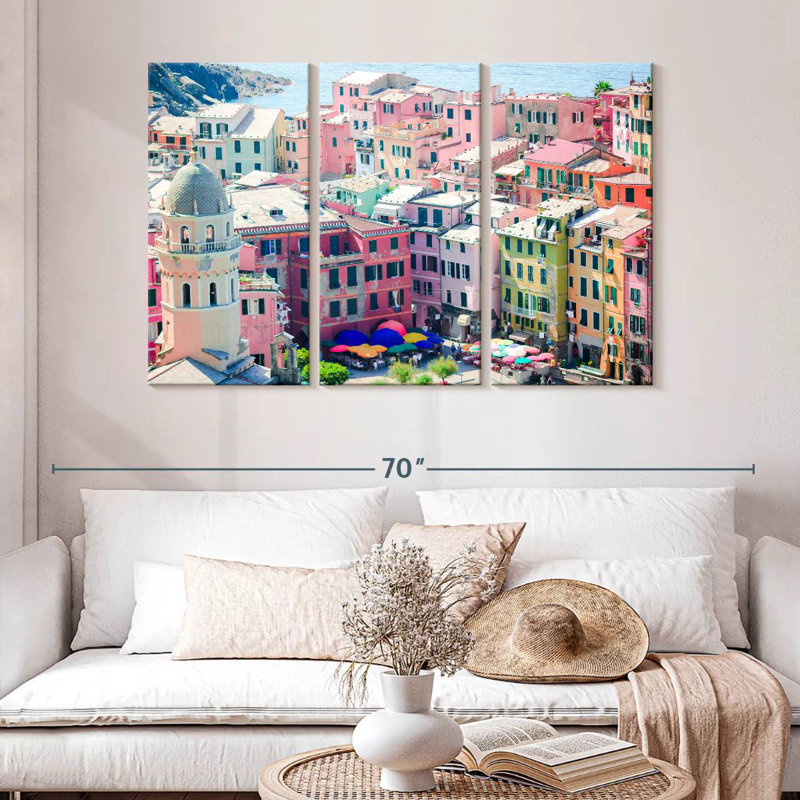 Gillard Vernazza Old Village, H 32 po x l 50 po