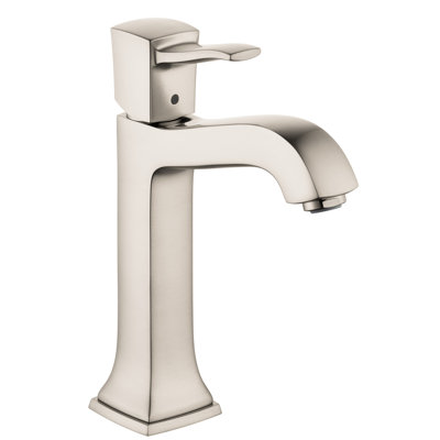 Robinet à un trou Hansgrohe Metropol Classic 160 avec ensemble de drain, 1,2 gal / min