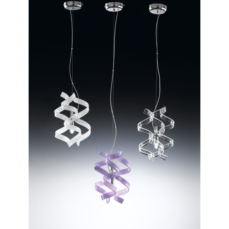 Astro 1-Light Novelty Pendant, Transparent