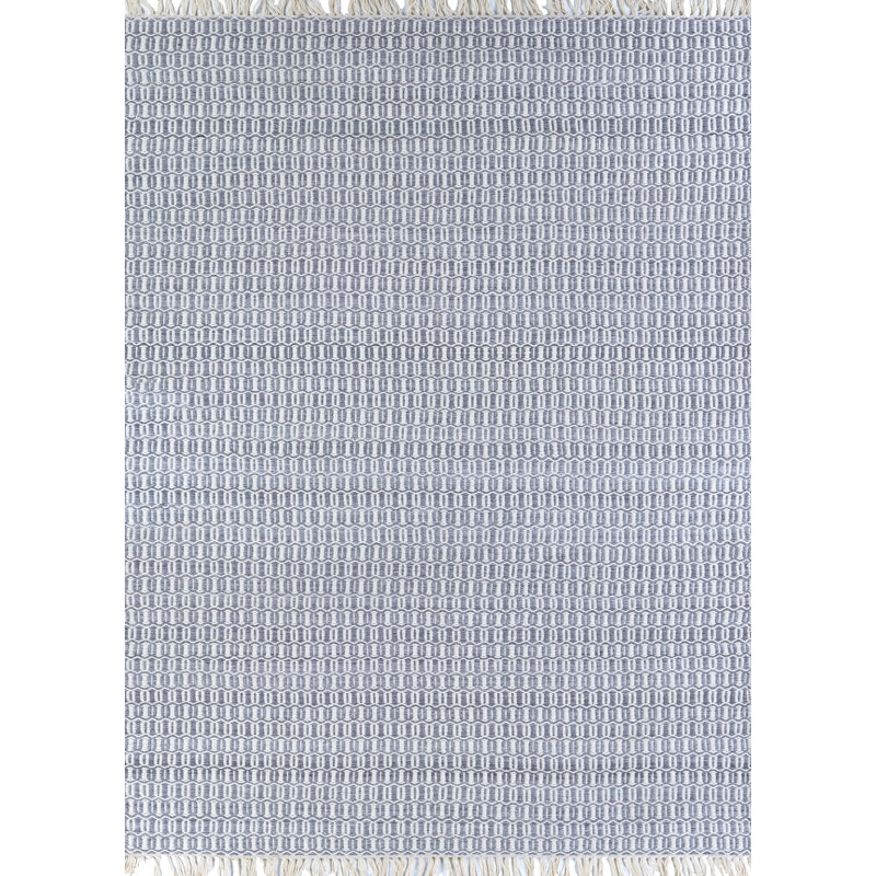 Tapis gris tissé à la main Cheriton, Rectangulaire 2 pi x 4 pi