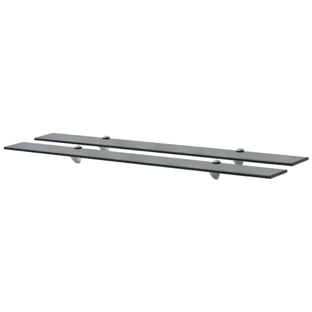 2 Piece Glass Floating Shelf