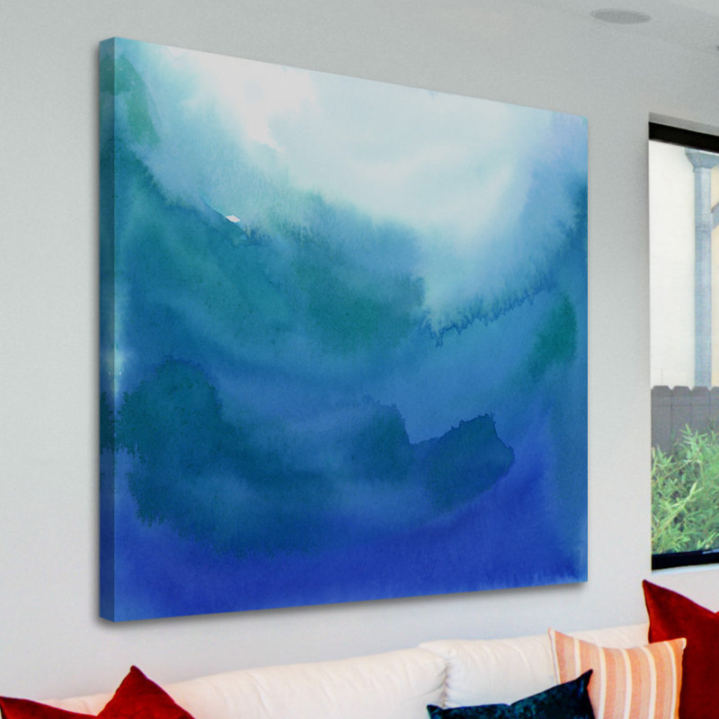 " Under Water " by Lindsay Megahed, 48" H x 48" W x 1.5" D