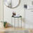 Small Round Side Table with Removable Tray, Folding Accent Table for Bedroom, Balcony, and Garden-34158746