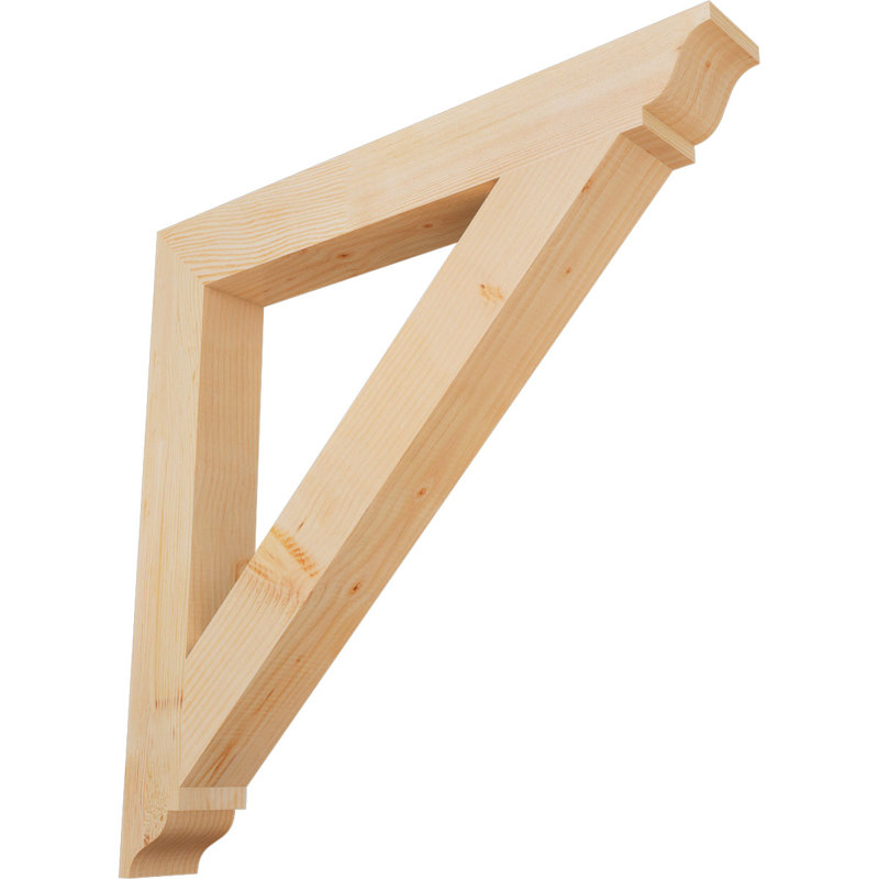 Support traditionnel, H 32 po x l 3,5 po x P 32 po, Douglas (lisse)