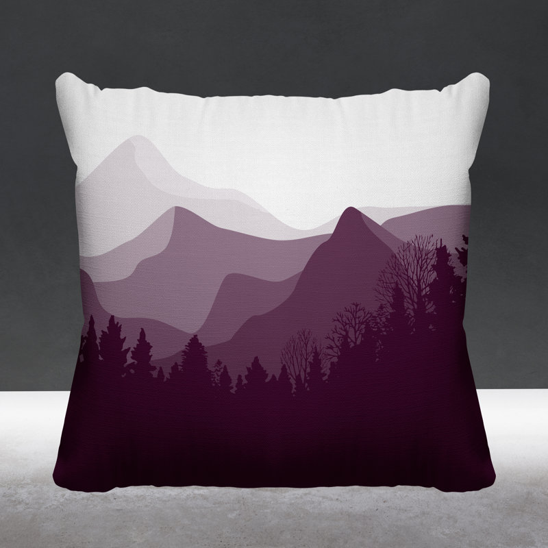 Coussin intérieur / extérieur Andor, L 17 po x H 17 po, Mauve
