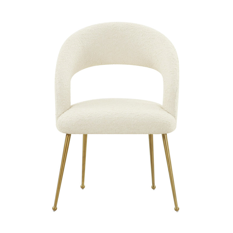 46.2cm H Upholstered Armchair in Cream
