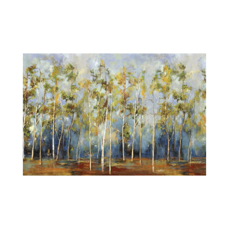 Indigo Forest by PI Studio - Wrapped Canvas Painting, 152.5 cm H x 101.5 cm W