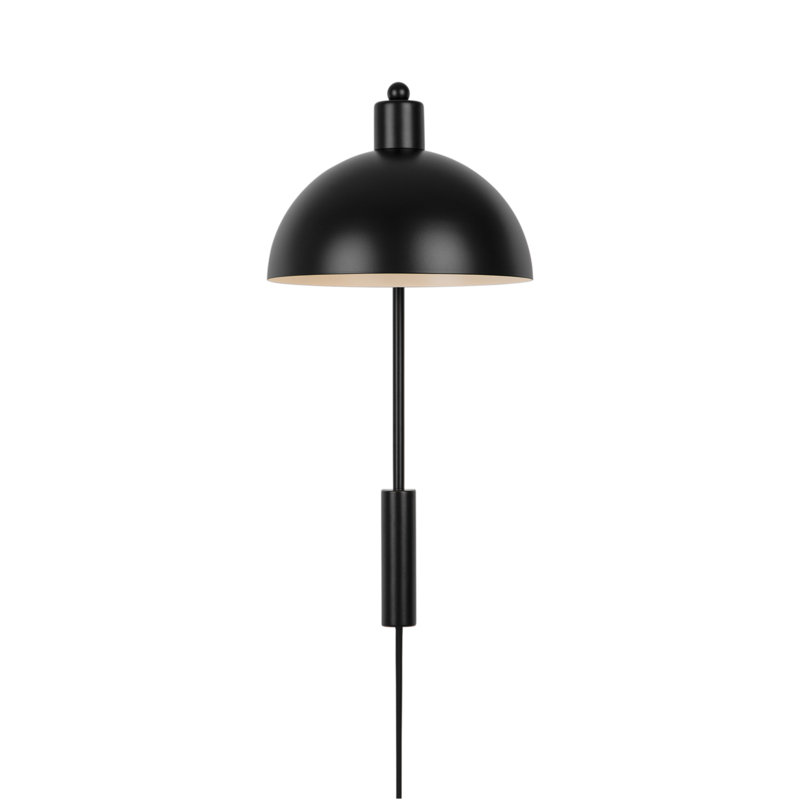 Ellen 20 Wall light Brass, Black, Black
